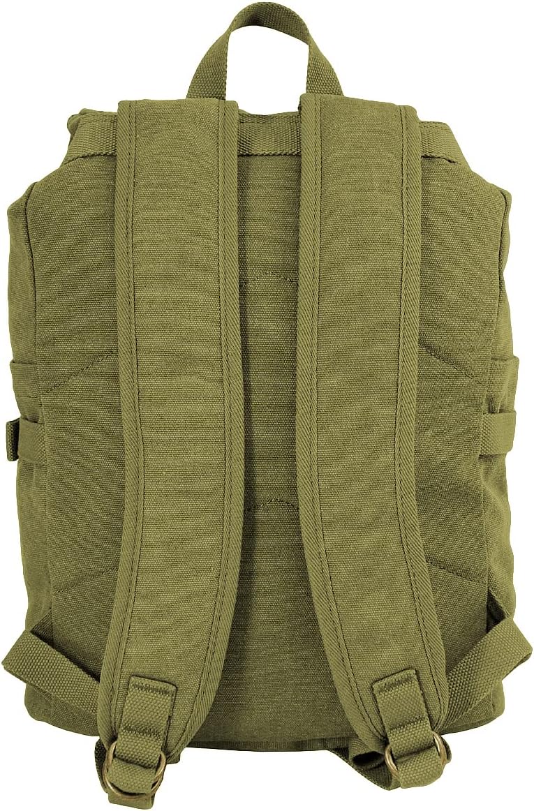 PureTrash Rucksack, Canvas, PT,oliv