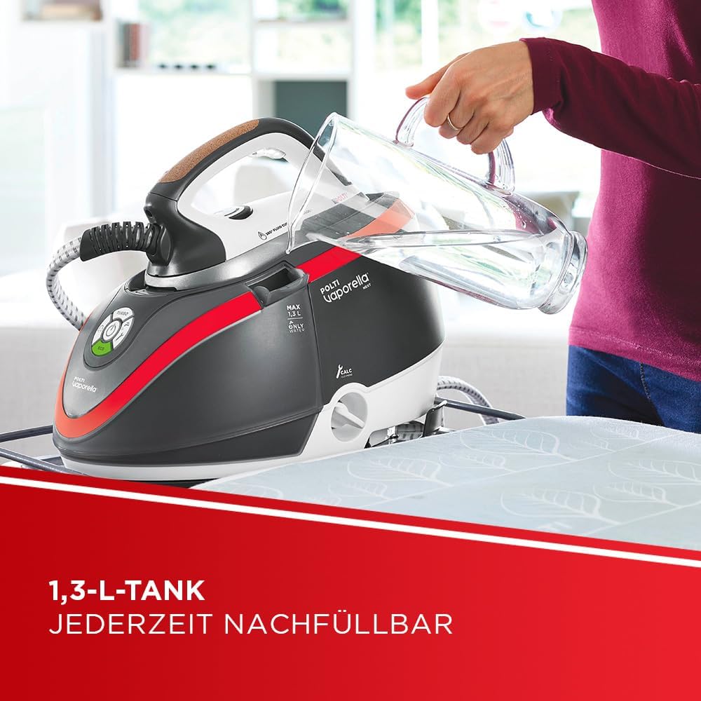 Polti Vaporella Next VN18.30, Dampfbügelstation mit Heizkessel, 6 Bar, mit ECO-Funktion und TURBO-Fu