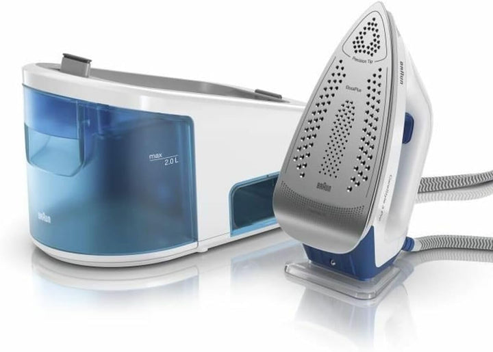 Braun CareStyle 3 IS3157BL, Dampfbügeleisen, Dampfdruck 125 g/min, Dampfstoss 460 g/min, Eloxal Plus