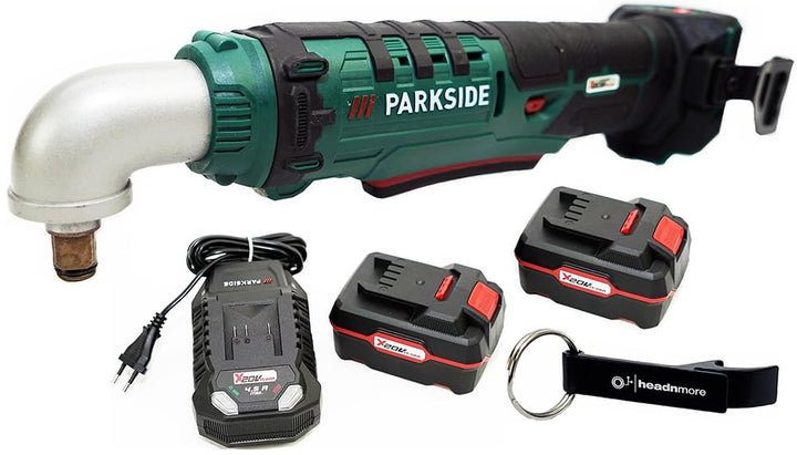 HEADNMORE® Bundle mit dem PARKSIDE® 20V 1/2 Zoll Akku Winkelschlagschrauber PAWS 20 A1 und dem HEADN
