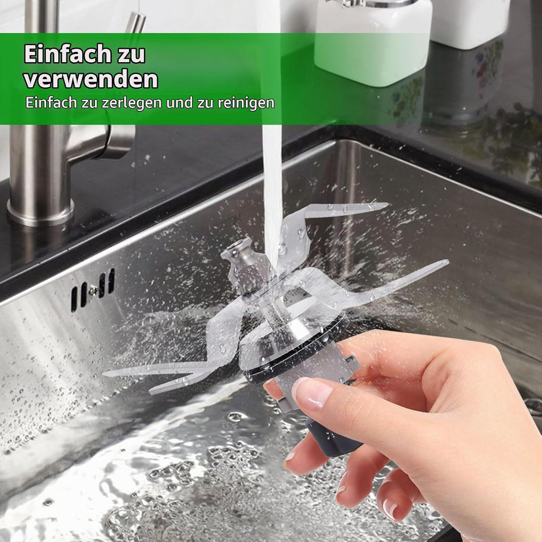 Edelstahl Ersatzmesser + Reinigungsbürste Für Silvercrest Monsieur Cuisine Connect und Monsieur Cuis