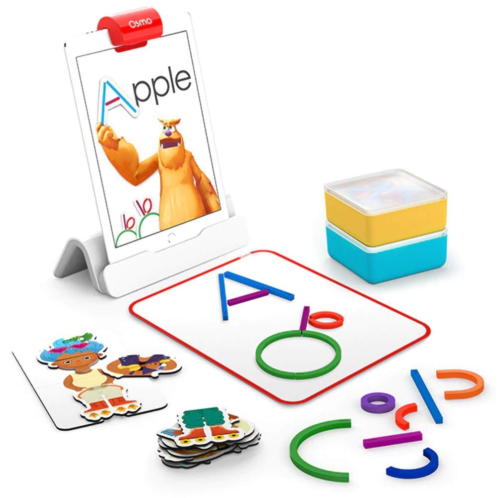 Osmo - Little Genius Starter Kit for iPad - 4 Educational Learning Games - Ages 3-5 - Phonics and Cr