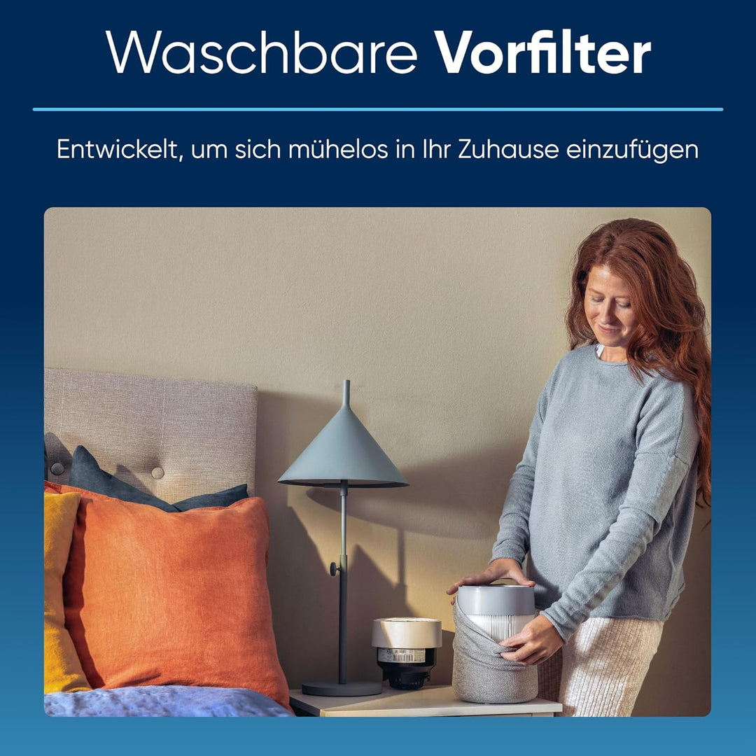 BLUEAIR Mini Air Purifier, kompakter Luftwäscher, entfernt 99,97 % Staub, Pollen und Rauch, leise un