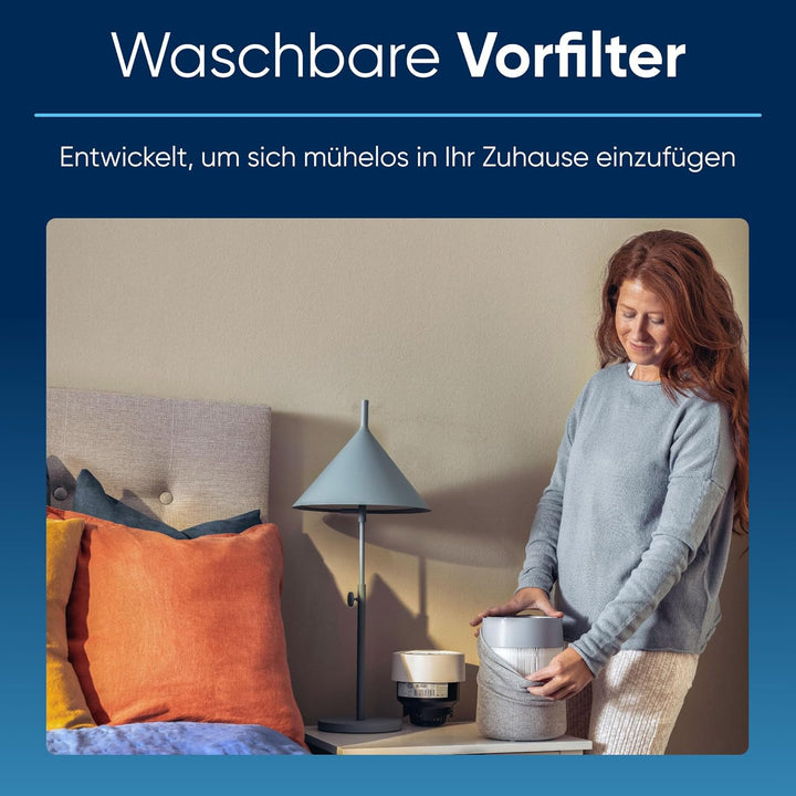 BLUEAIR Mini Air Purifier, kompakter Luftwäscher, entfernt 99,97 % Staub, Pollen und Rauch, leise un