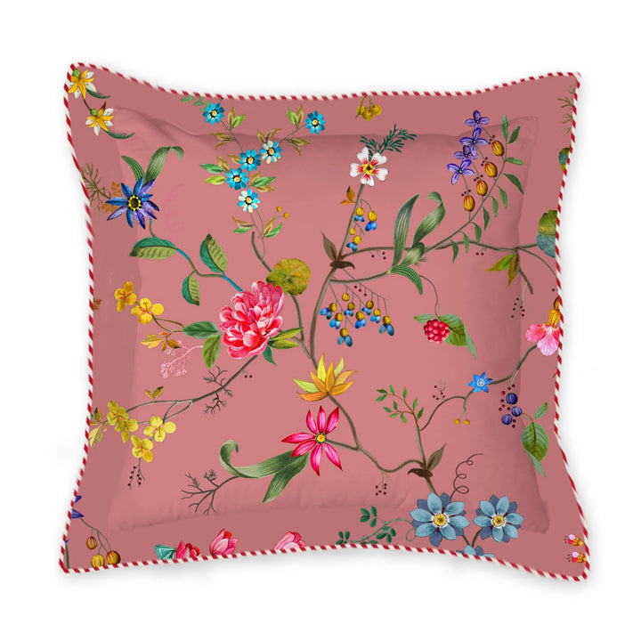 Pip Studio Zierkissen Petites Fleurs Sq Cushion Pink 45x45cm 1 Stück (1er Pack) Altrosa, 1 Stück (1e