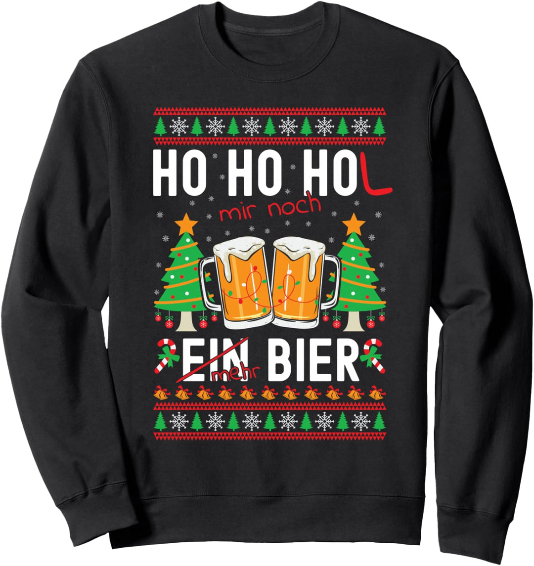 Hoho Hol Mir Mal Ein Bier Weihnachten Sweatshirt