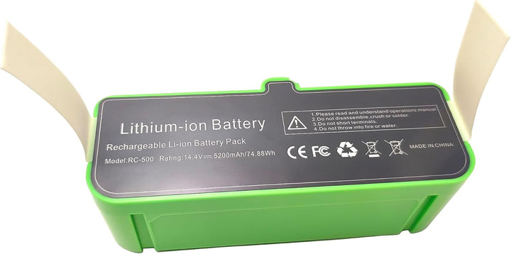 Li-ion Akku Ersatz für iRobot Akku, Kompatibel mit Roomba 900 800 700 600 500, 960 966 965 896 895 8