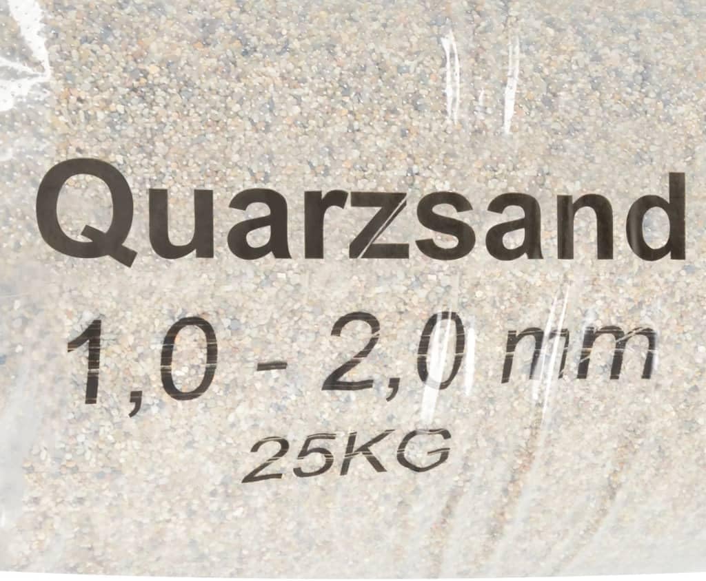 vidaXL Filtersand, Poolfilter Quarzsand für Poolreinigung, Geruchloser Sand für Filteranlagen, Filte