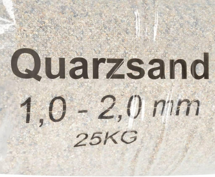 vidaXL Filtersand, Poolfilter Quarzsand für Poolreinigung, Geruchloser Sand für Filteranlagen, Filte