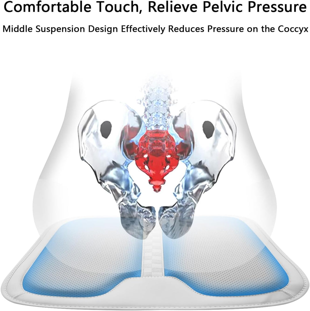 TOPABYTE Autositzkissen für Tesla Model Y/3/S/X/Highland Cybertruck Premium-Speicherschaum Fahrer Si