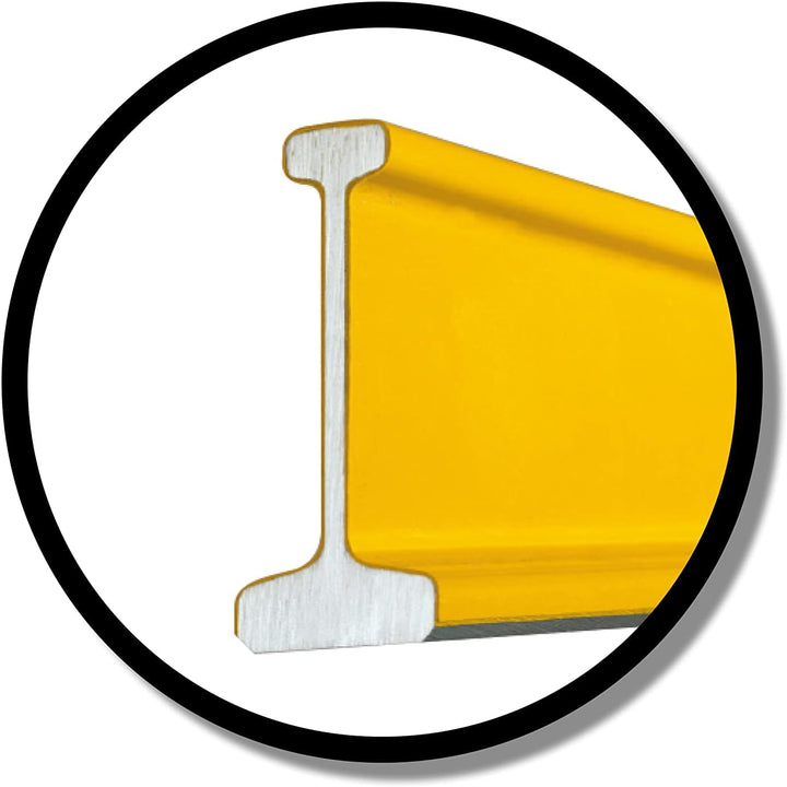 STABILA Magnet-Wasserwaage Type 81 SM , 40 cm, robustes Alu-Gussprofil, Ferrit-Magnetsystem, 1 Horiz