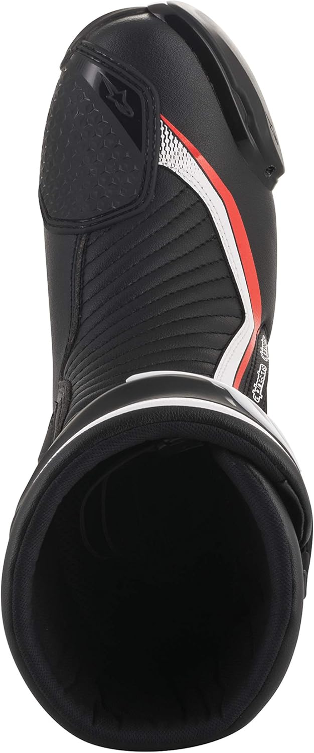 Alpinestars Herren Smx Plus V2 Boots Black/White/Fluo RedMotorcycle Clothing 44 EU Black White Fluo