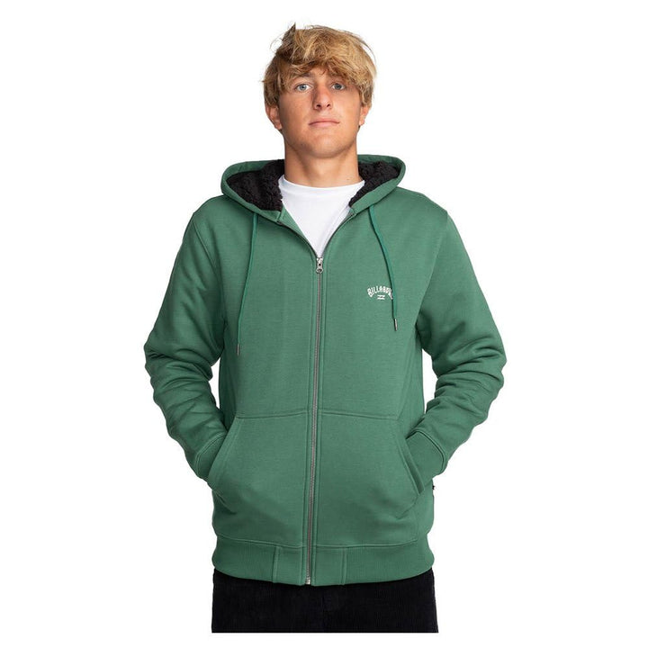 Billabong Herren Arch Sherpa Sweatshirt (1er Pack) L Jungle, L Jungle