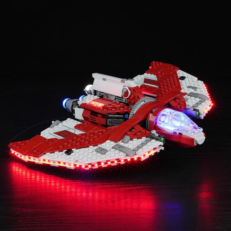 cooldac Led Licht Kit für Lego 75362 Ahsoka Tanos T-6 Jedi Shuttle Set(Nur Beleuchtung, Kein Lego),