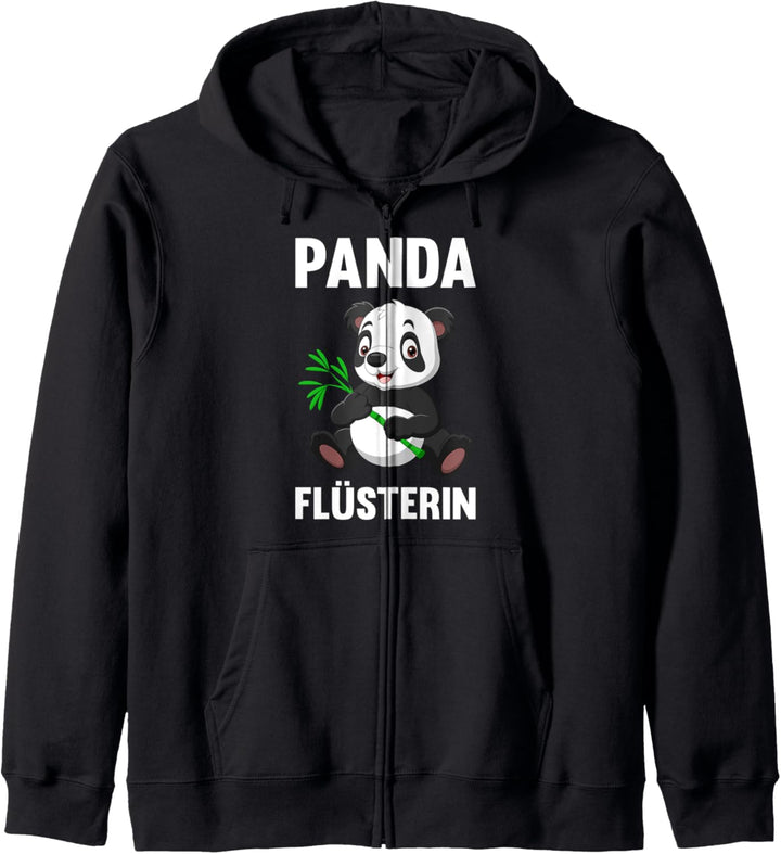 Panda Flüsterin Kapuzenjacke