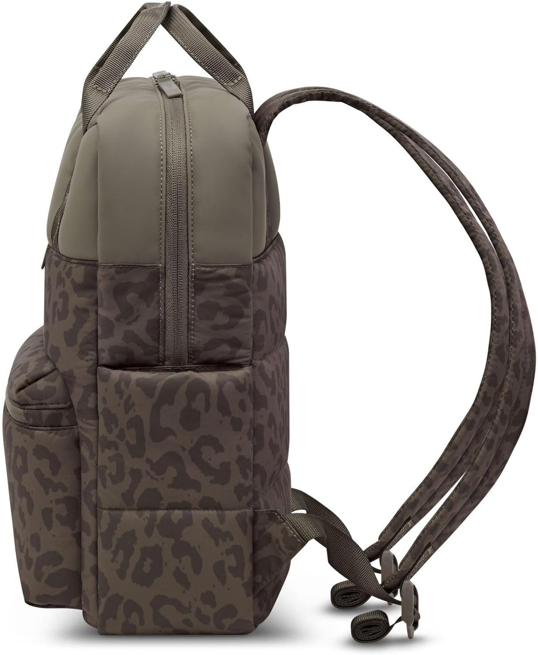 Kapten & Son Rucksack Freizeitrucksack mit Laptopfach Bergen Cloud Backpack 15L Leo Dark Brown taupe