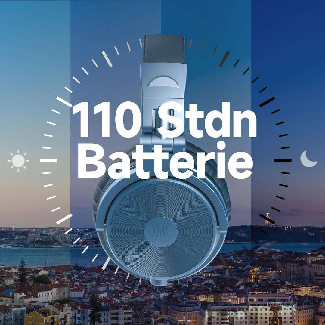 OneOdio Bluetooth Kopfhörer Over Ear [Bis zu 110 Std & BT 5.2] Kopfhörer Kabellos Bluetooth mit 50mm