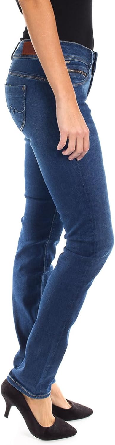 Pepe Jeans Damen New Brooke Jeans 27W / 32L Blue (Denim-cs6), 27W / 32L Blue (Denim-cs6)