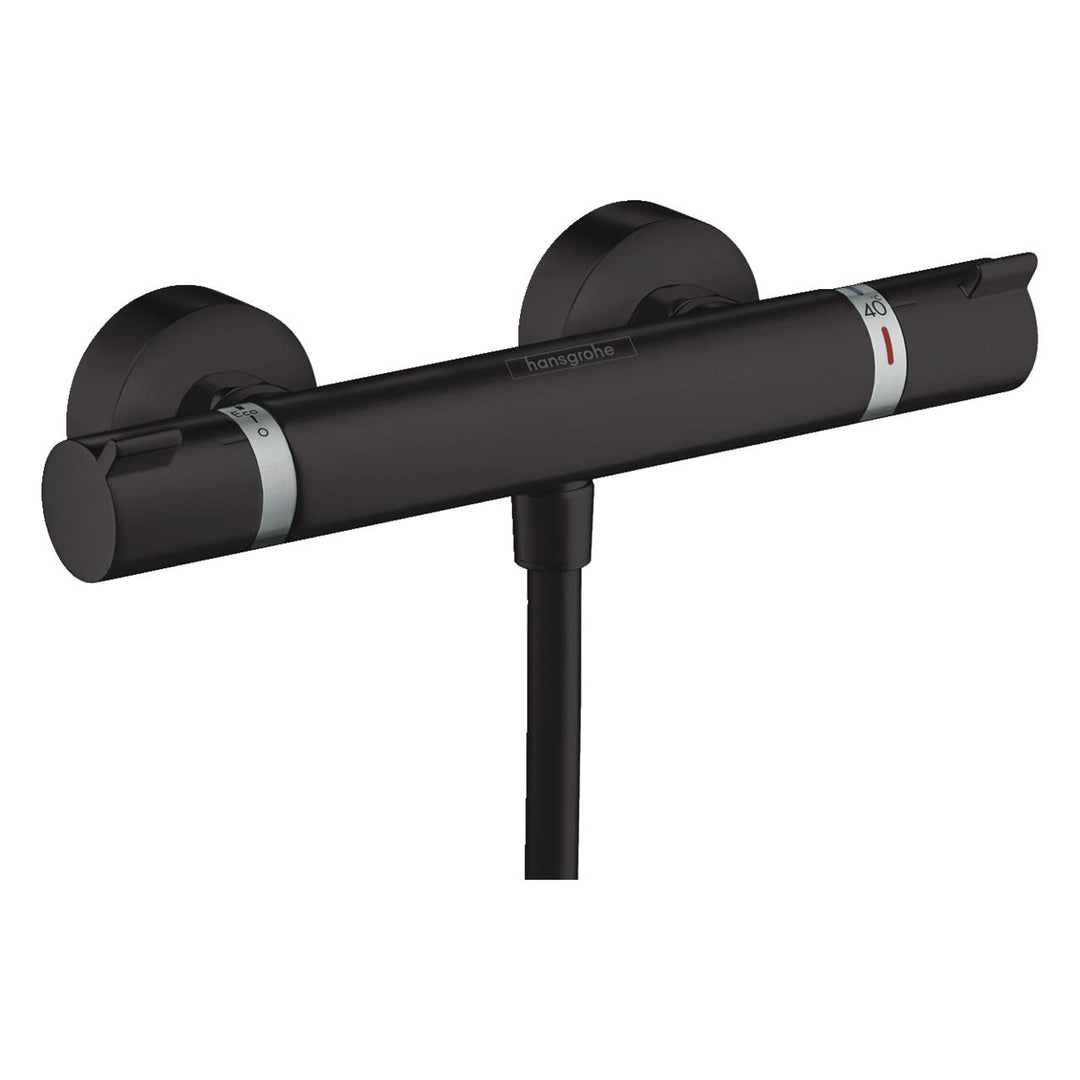 hansgrohe Ecostat Comfort - Duschthermostat Aufputz, Duscharmatur mit Sicherheitssperre (SafetyStop)