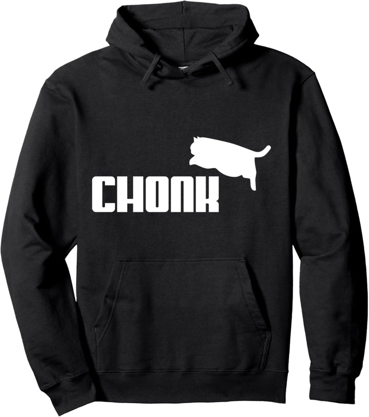 Chonk Cat Meme Lustig Pullover Hoodie