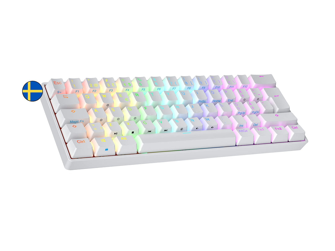 Ranked N60 Nova Mechanische 60 Prozent Tastatur | Hotswap Gaming Keyboard | 62 Programmierbare Taste