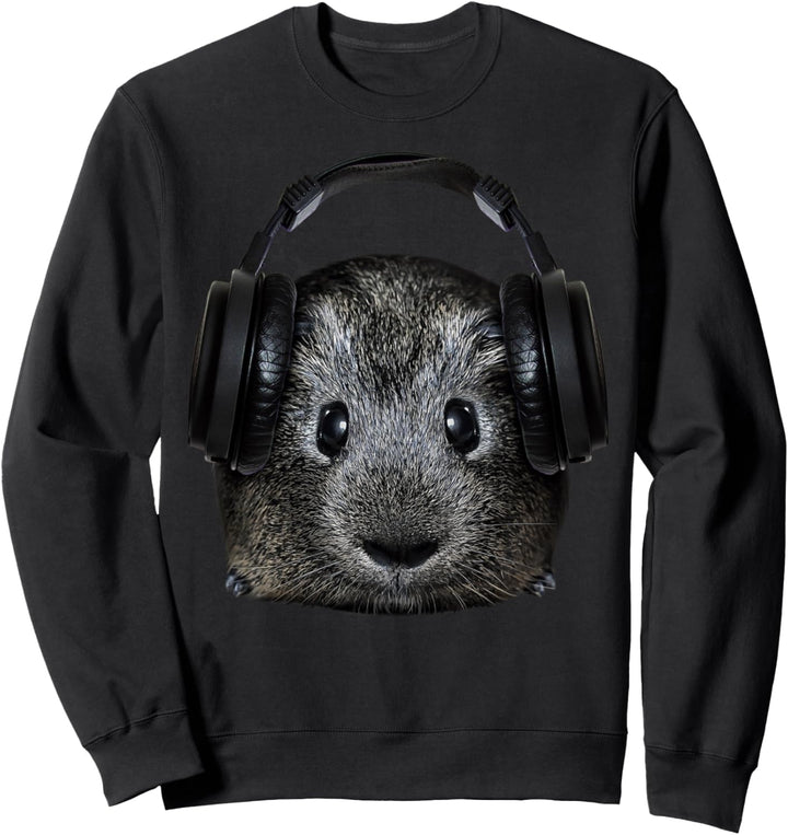 DJ Meerschweinchen Geschenk Musik Festival Elektro Haustier Sweatshirt
