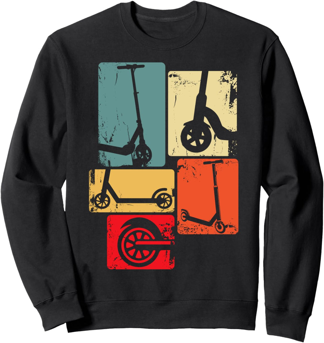 Scooter Roller Stunt Tretroller Geschenk Kinder & Jungen Sweatshirt