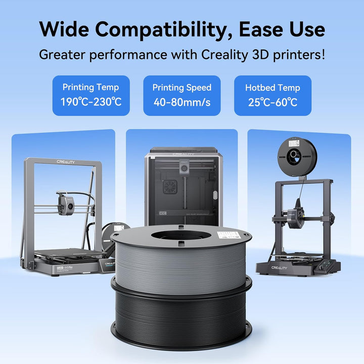 Creality Ender PLA Filament, 1,75mm PLA 3D Drucker Filament, Massgenauigkeit +/- 0.03mm, passend für
