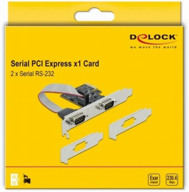 Delock PCI Express Karte zu 2 x Seriell RS-232