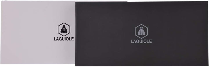 LAGUIOLE - Laguiole 4268473 Set mit 4 Steakmessern (22 cm) mit Edelstahlklinge und Harzgriff