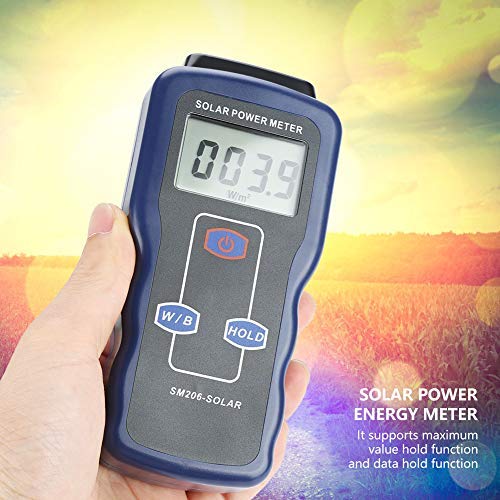 SM206 Digital Solar Power Meter Sonnenstrahlung Energie Insolation Tester Messprüfgerät