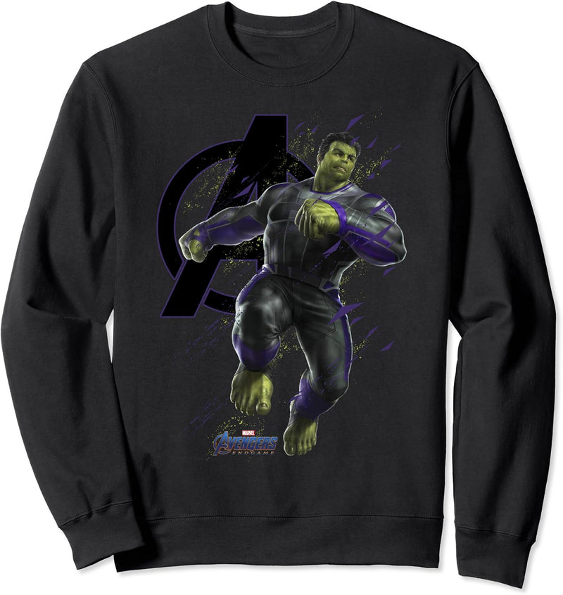 Marvel Avengers: Endgame Hulk Logo Portrait Sweatshirt