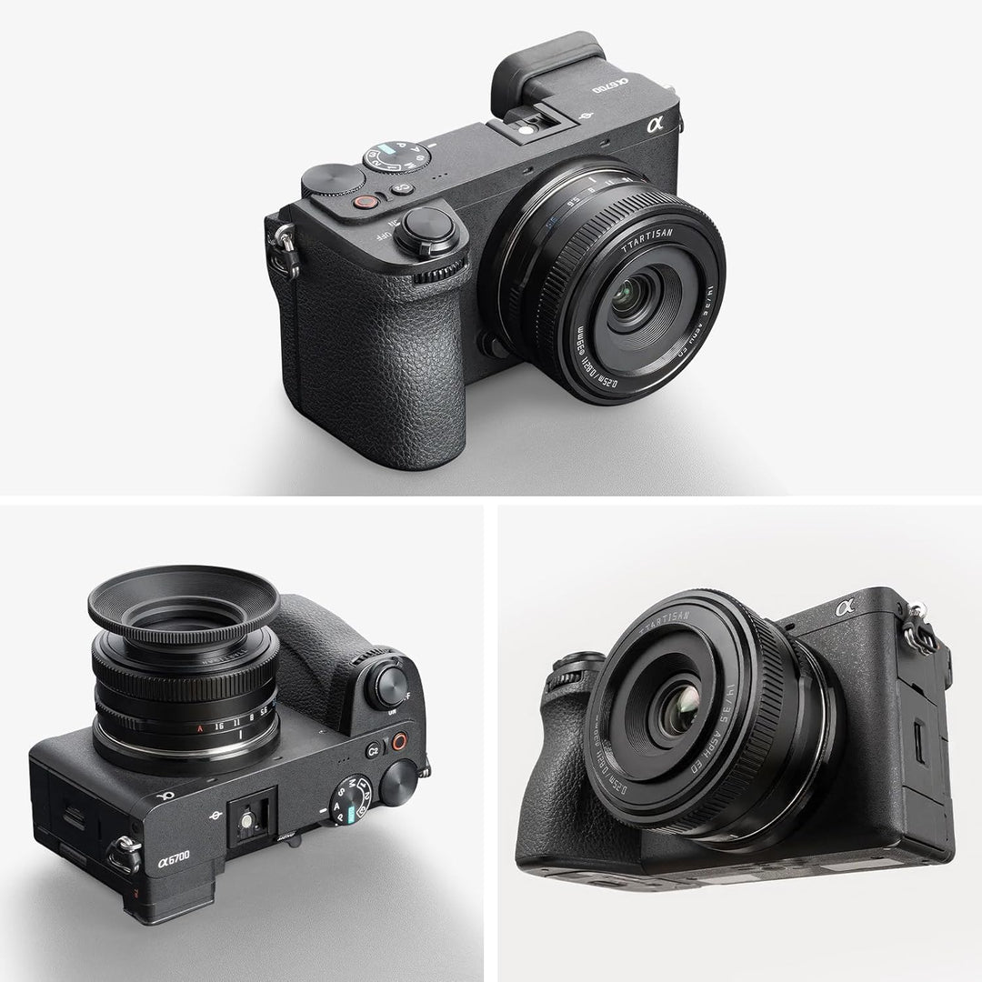 TTARTISAN AF 14mm F3.5 Weitwinkel Objektiv für Fuji, APS-C Autofocus Wide-Angle Pancake Lens X Mount
