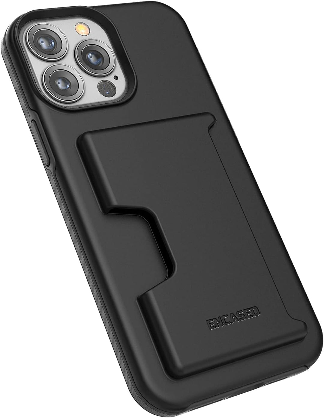 Encased Wallet Hülle für iPhone 13 Pro Max mit Kartenfach – Schutzhülle Handyhülle Stossfest Case (S