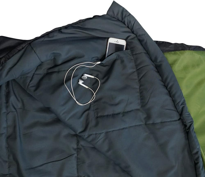 Trekking-Schlafsack Trek Night von outdoorer - der Leicht-Schlafsack, warm, leicht, kleines Packmass