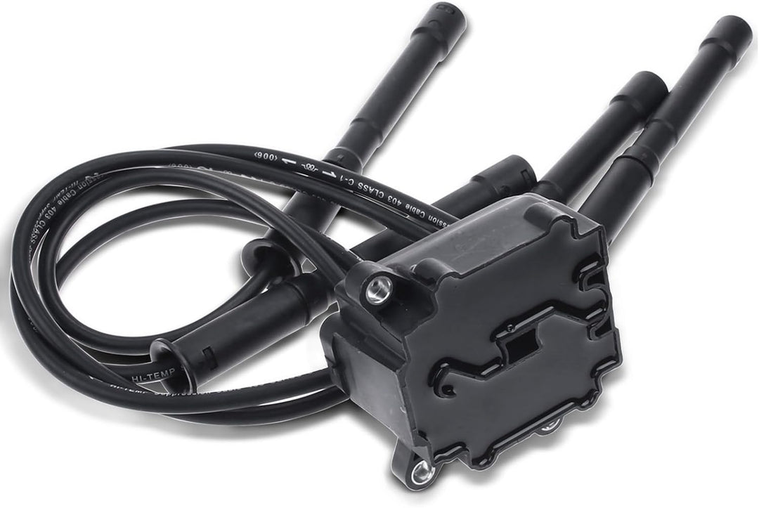 Zündspule Zündmodul mit Zündleitung für Kubistar Kasten X80 Clio II BB_, CB_ Kangoo KC0/1_ Kangoo Ex