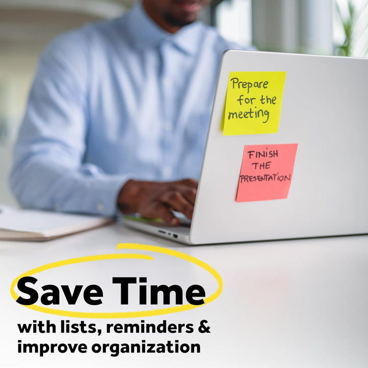 Post-it Pop-Up-Notizspender, organisiert den Schreibtisch und hält Notizen in der Nähe, schwarzer Bo