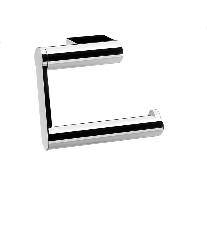 emco SYSTEM2 Papierhalter ohne Deckel, eleganter Toilettenpapierhalter zur Wandmontage aus Metall, h