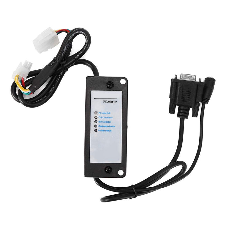 MDB-zu-RS232-Konverter, ABS-Kunststoff MDB-Zahlungsgerät zu PC-Konverter RS232-Adapter Bill Acceptor