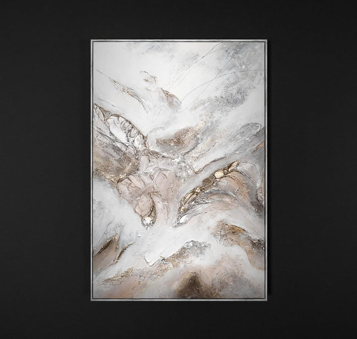YS-Art Luxus Abstrakt Design Acryl Gemälde auf Leinwand Aufstieg handgemalt Wandbilder Wohnzimmer mo