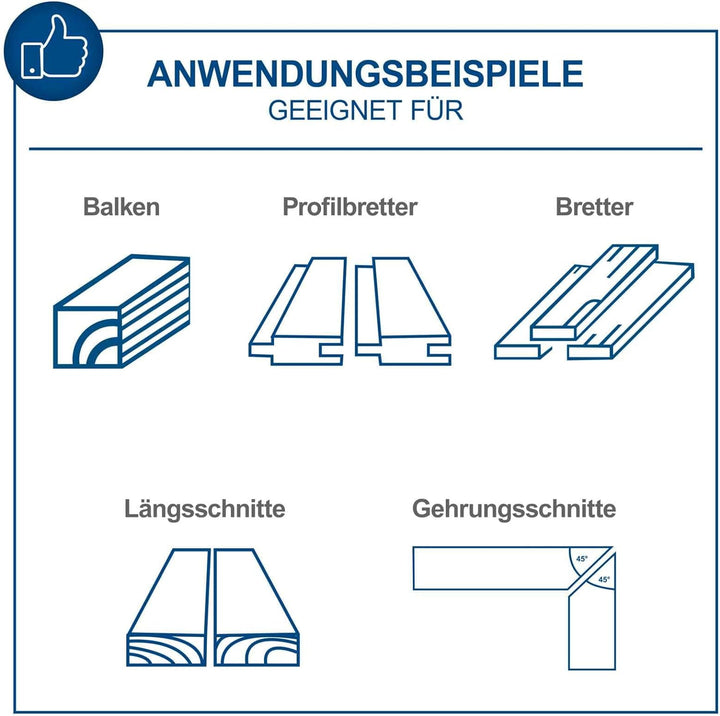 Scheppach Tischkreissäge HS80 (1200W, Sägeblatt Ø 210mm, Schnitthöhe 48mm, Tischgrösse 525 x 400 mm)