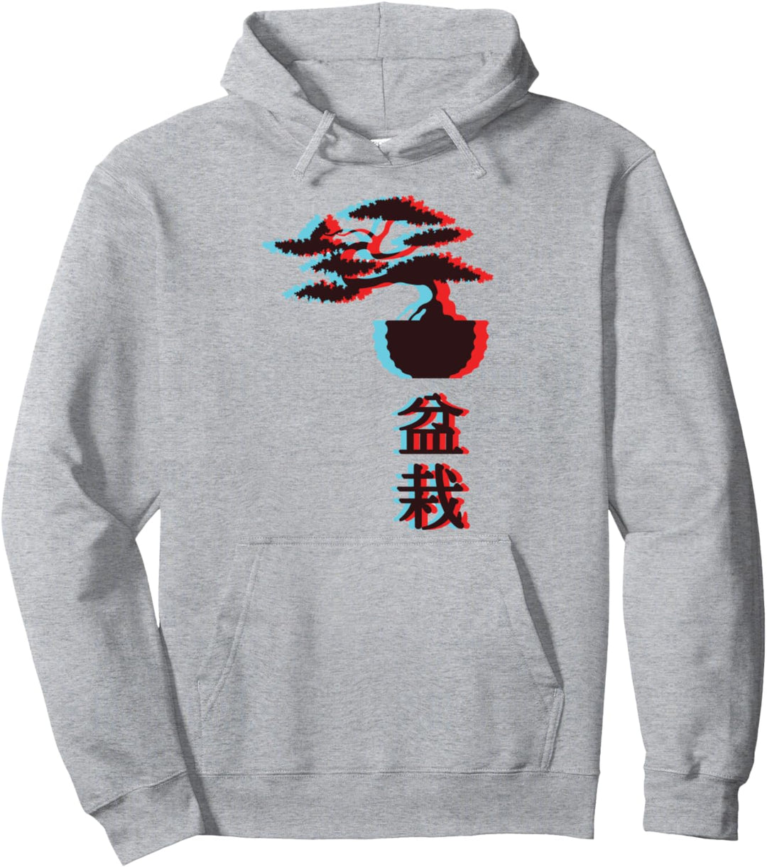 Bonsai Baum Grafik Japanische Zen Bonsai Pullover Hoodie
