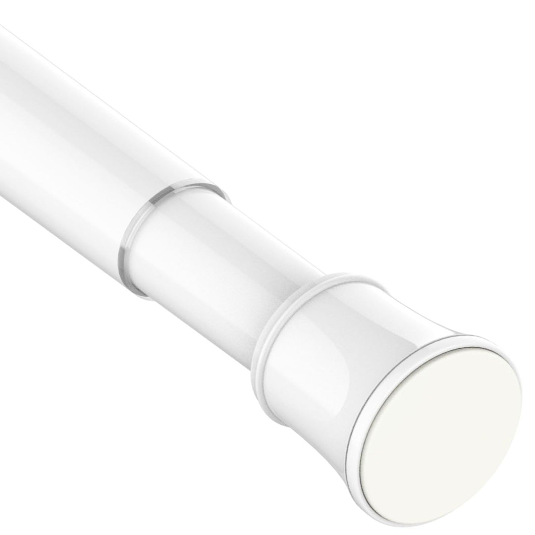 Weisse Gardinenstange ohne Bohren 50-70cm | 1 Stück Teleskopstange | Duschstange & Vorhangstange zum