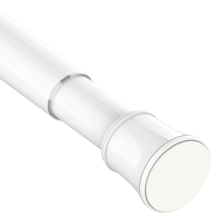 Weisse Gardinenstange ohne Bohren 50-70cm | 1 Stück Teleskopstange | Duschstange & Vorhangstange zum