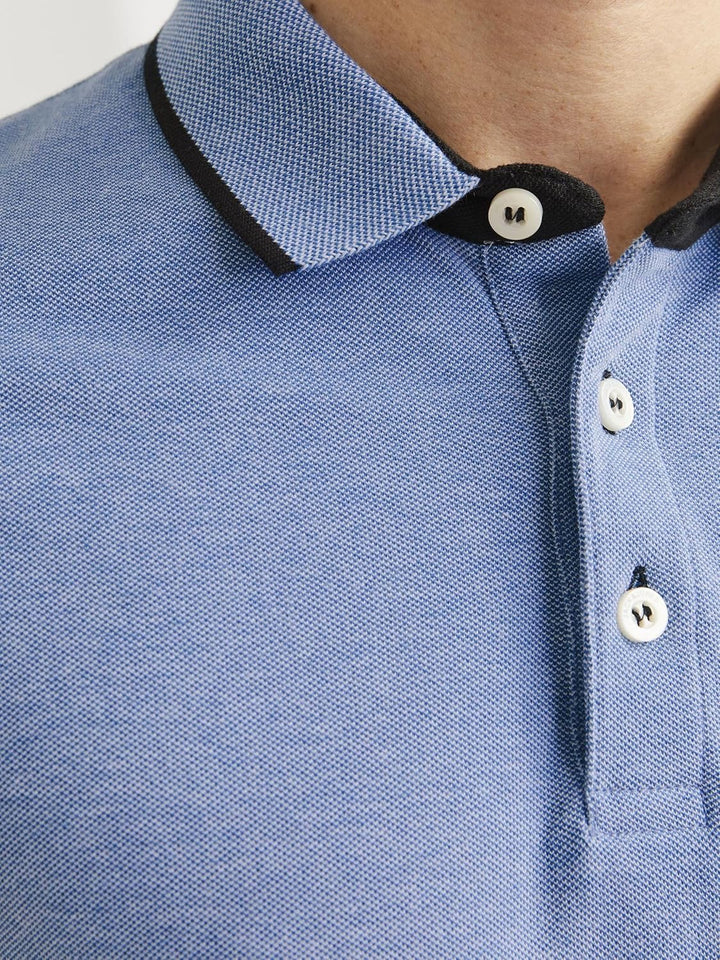 JACK & JONES Herren Jjepaulos Polo Ss Noos Polohemd (1er Pack) S Bright Cobalt, S Bright Cobalt
