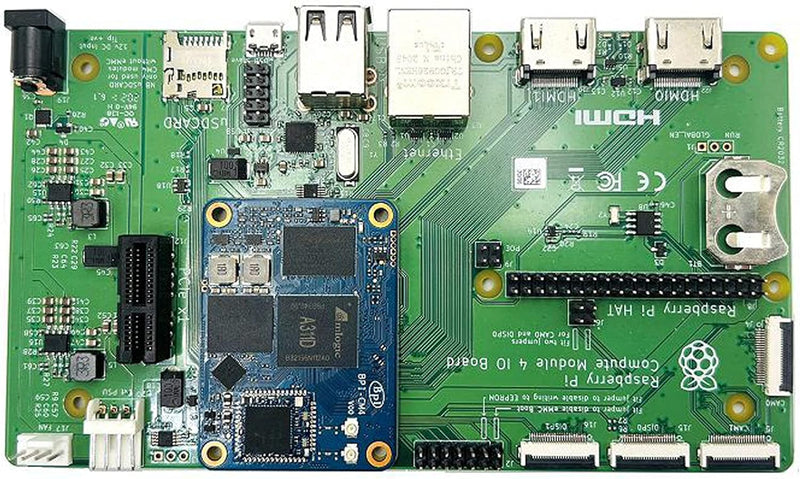 Banana Pi CM4 Single Board Computer Module Onboard Amlogic A311D Quad-Core Cortex-A73 CPU 5TOPS NPU