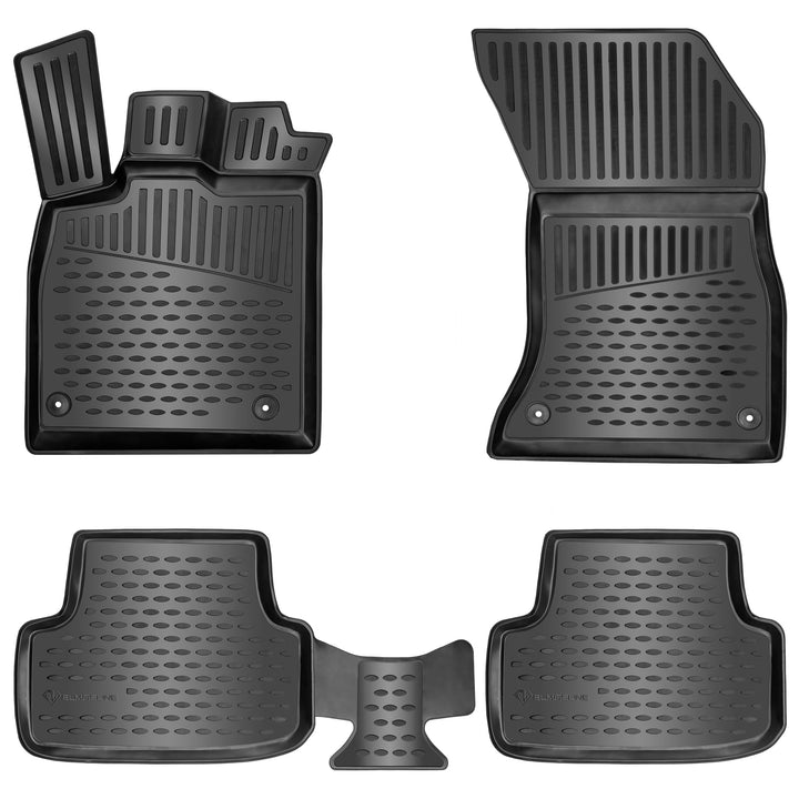 Design 3D Gummimatten Set für Hyundai Tucson (III) ab 2015 | Hoher 5cm Rand TUCSON III (Baujahr ab 2