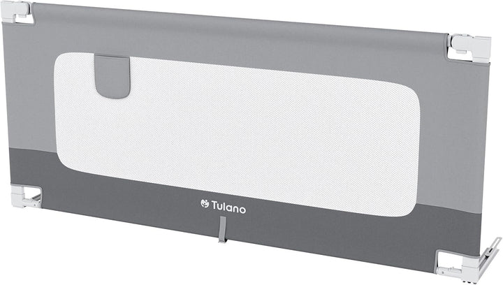 TULANO Cover 46 | Bettgitter 160 cm Bettschutzgitter Kinderbettgitter für Kinder | Klappbar | Geeign