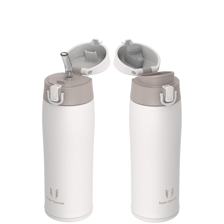 Super Sparrow Trinkflasche Edelstahl - Thermobecher - 500ml, 750ml, 950ml - BPA-Frei Thermosflasche,