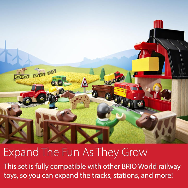 BRIO 63340400 Bauernhof-Zug